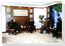 中國紡織機械器材工業協會名譽理事長凌寶銀親臨我司視察